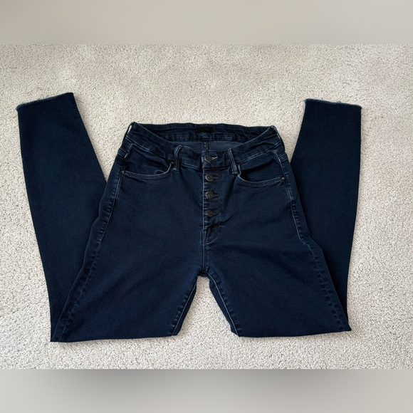 MOTHER Pixie Ankle Fray Ankle Jeans Size 27 - Picture 7 of 8